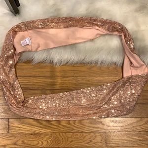 NWOT Candies Blush Sparkly Infinity Scarf